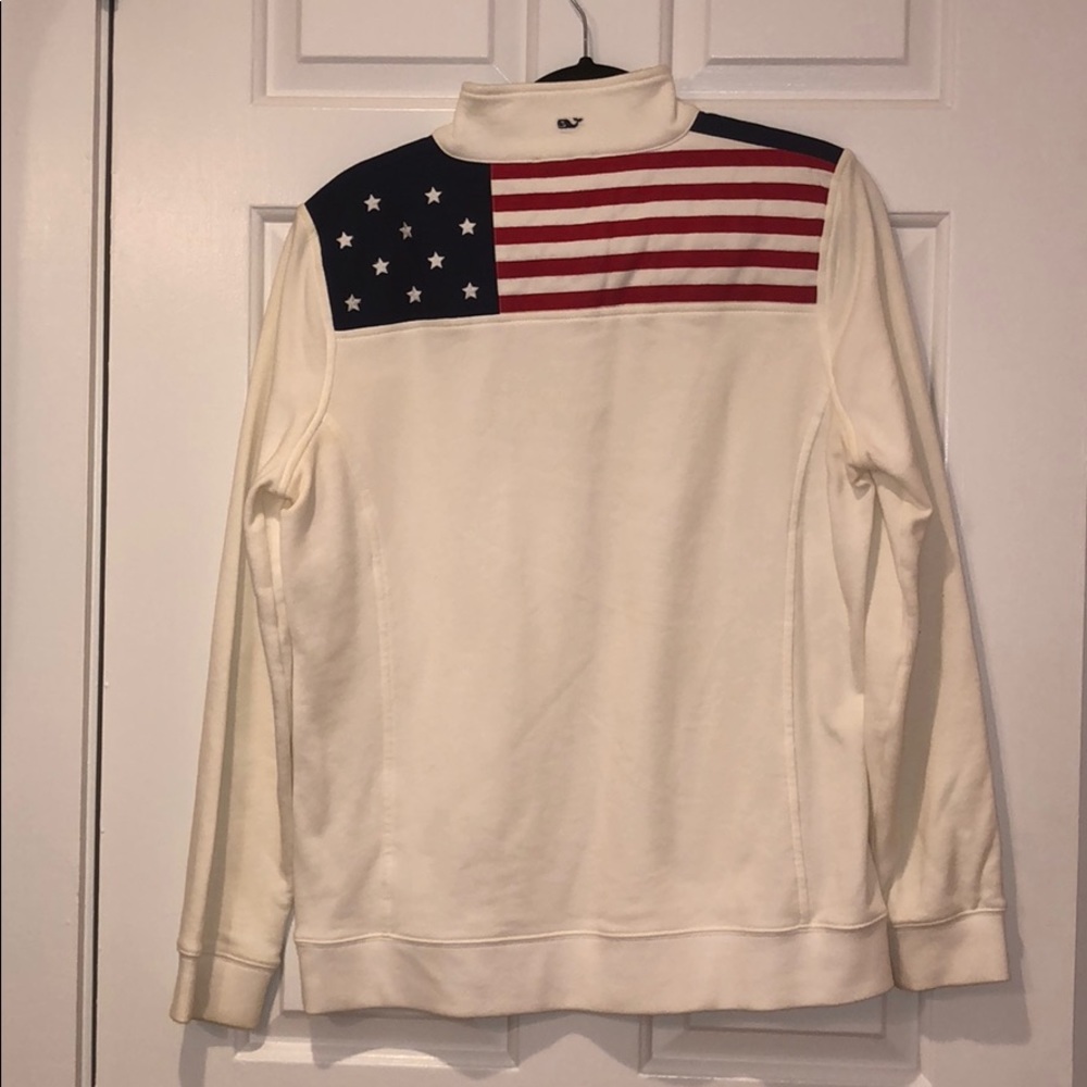VINEYARD VINES SHEPSHIRT RED WHITE AND BLUE - Picture 2 of 2